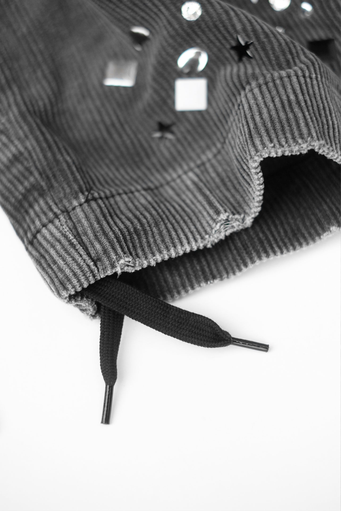EMBELLISHED CORDUROY TROUSERS