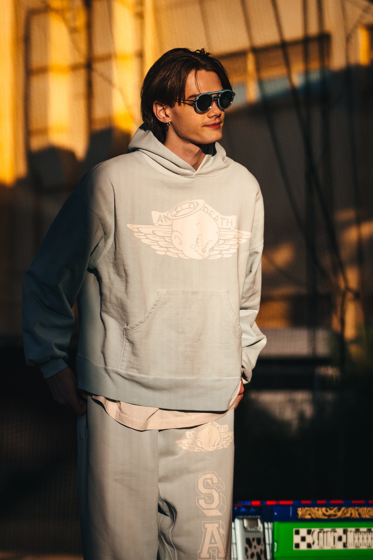 HOODIE/BABY MICHAEL/SKY BLUE