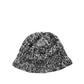 3D cross knit hat