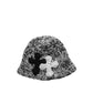 3D cross knit hat