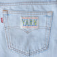 3D cross knit Denim