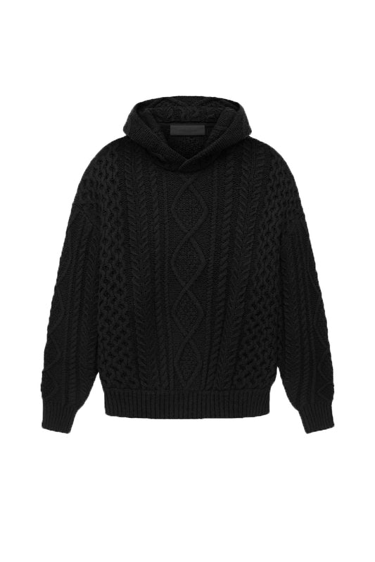 Cable Knit Hoodie