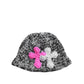 3D cross knit hat