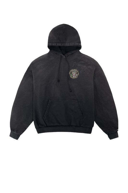 TGS embroidered washed hoodie