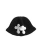 3D cross knit hat