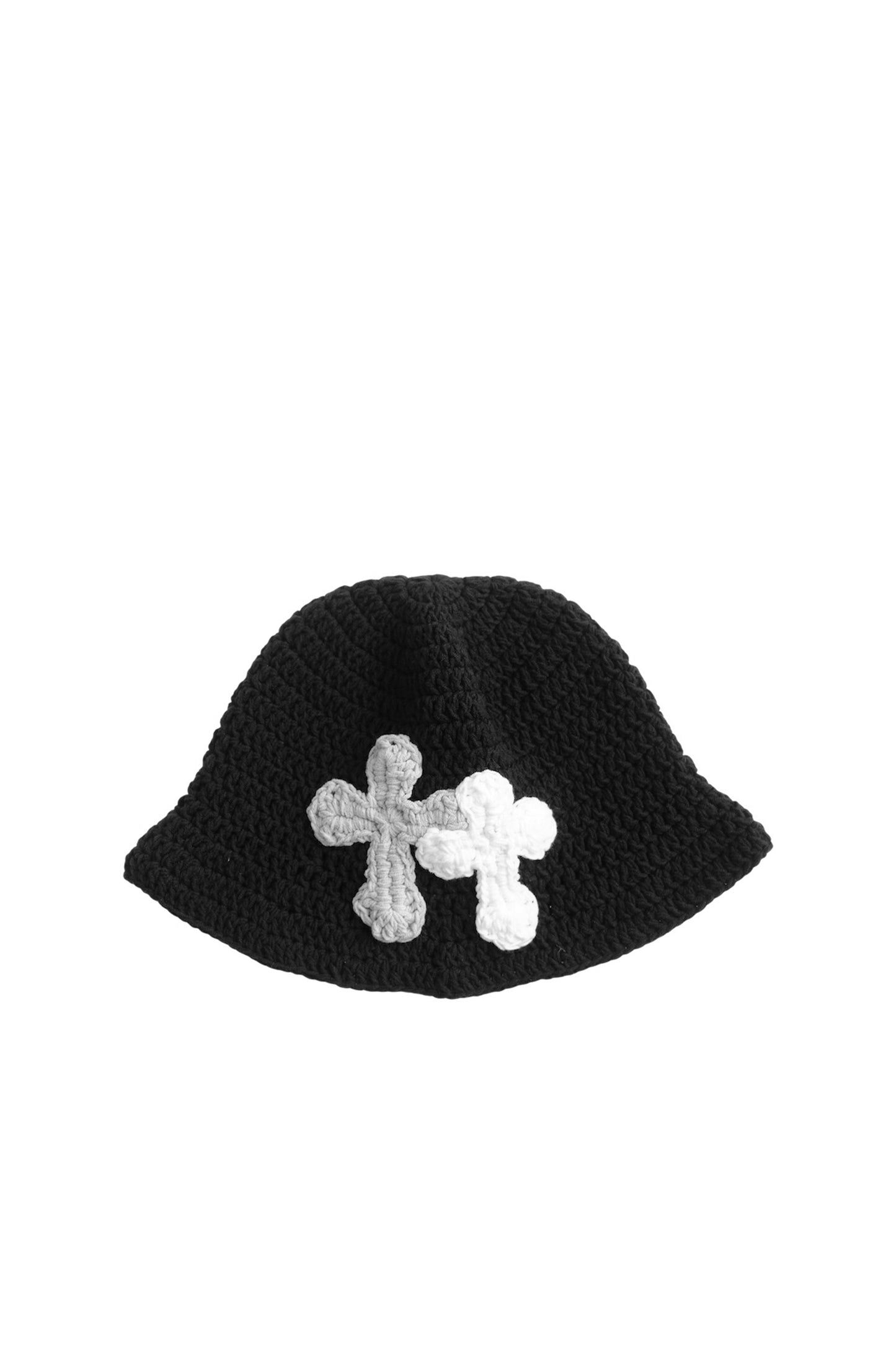 3D cross knit hat