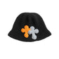 3D cross knit hat