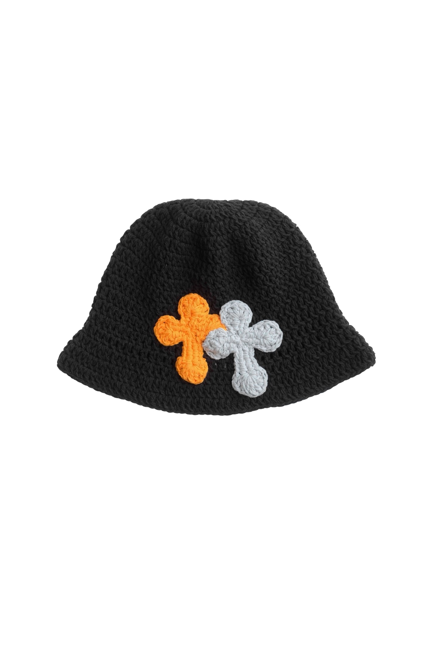 3D cross knit hat