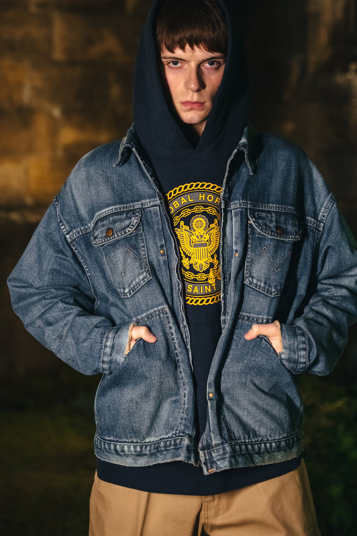 DENIM JACKET/M/ BLUE