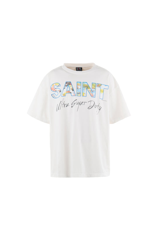 SS TEE/SUPER DIRTY/WHITE