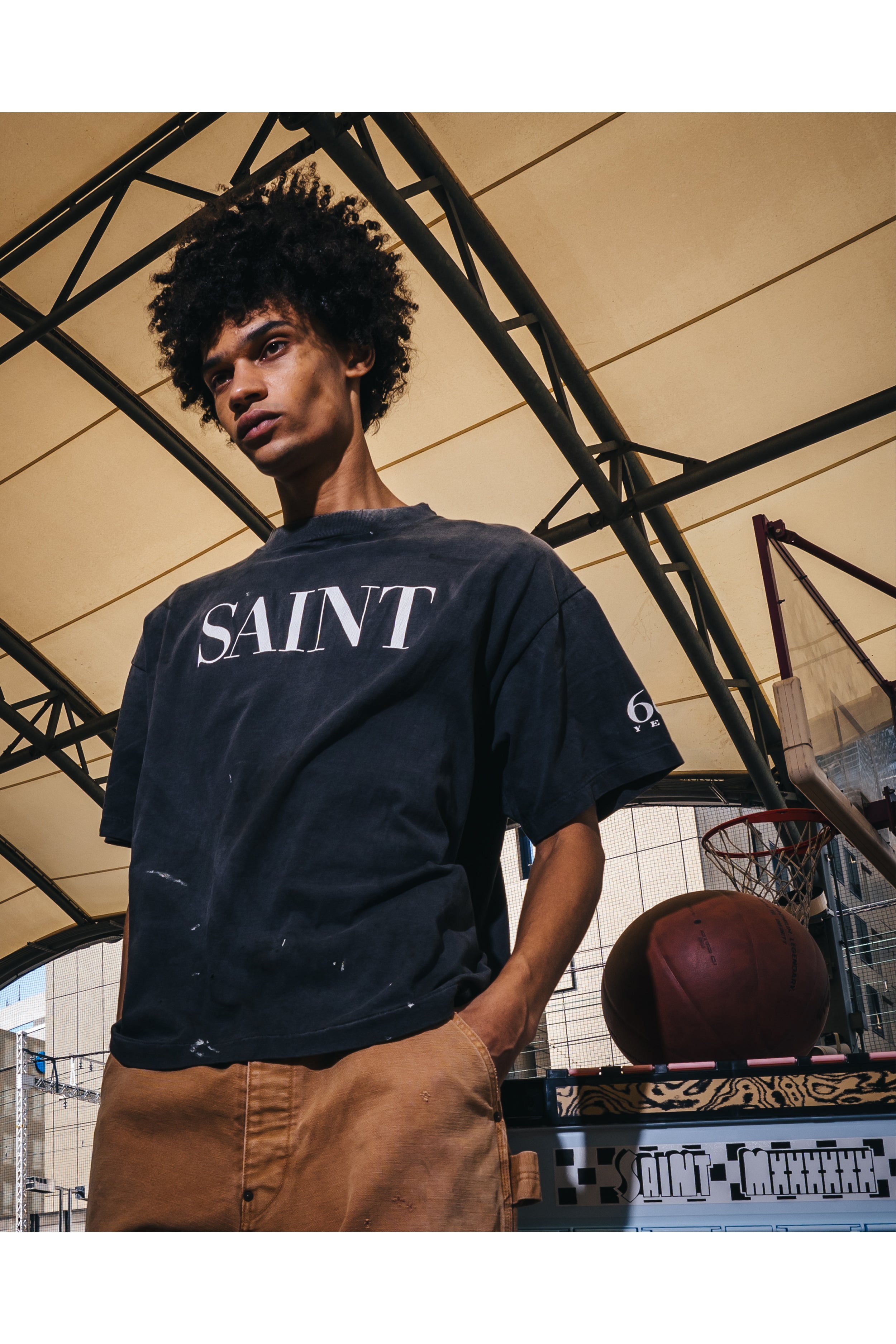 Saint Mxxxxxx (セントマイケル)/SS T-SHIRT/SAINT 666/BLACK│正規