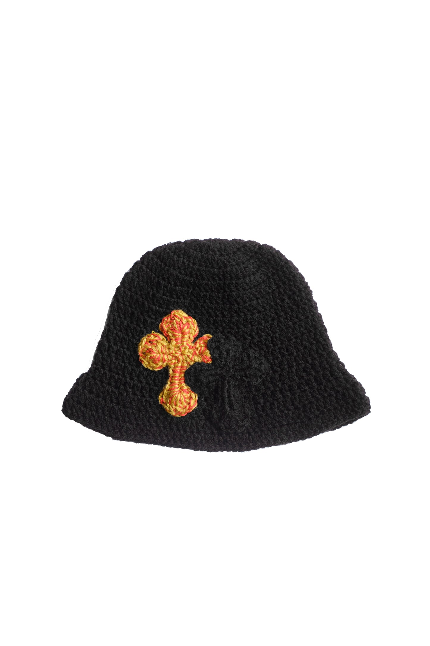 3D cross knit hat