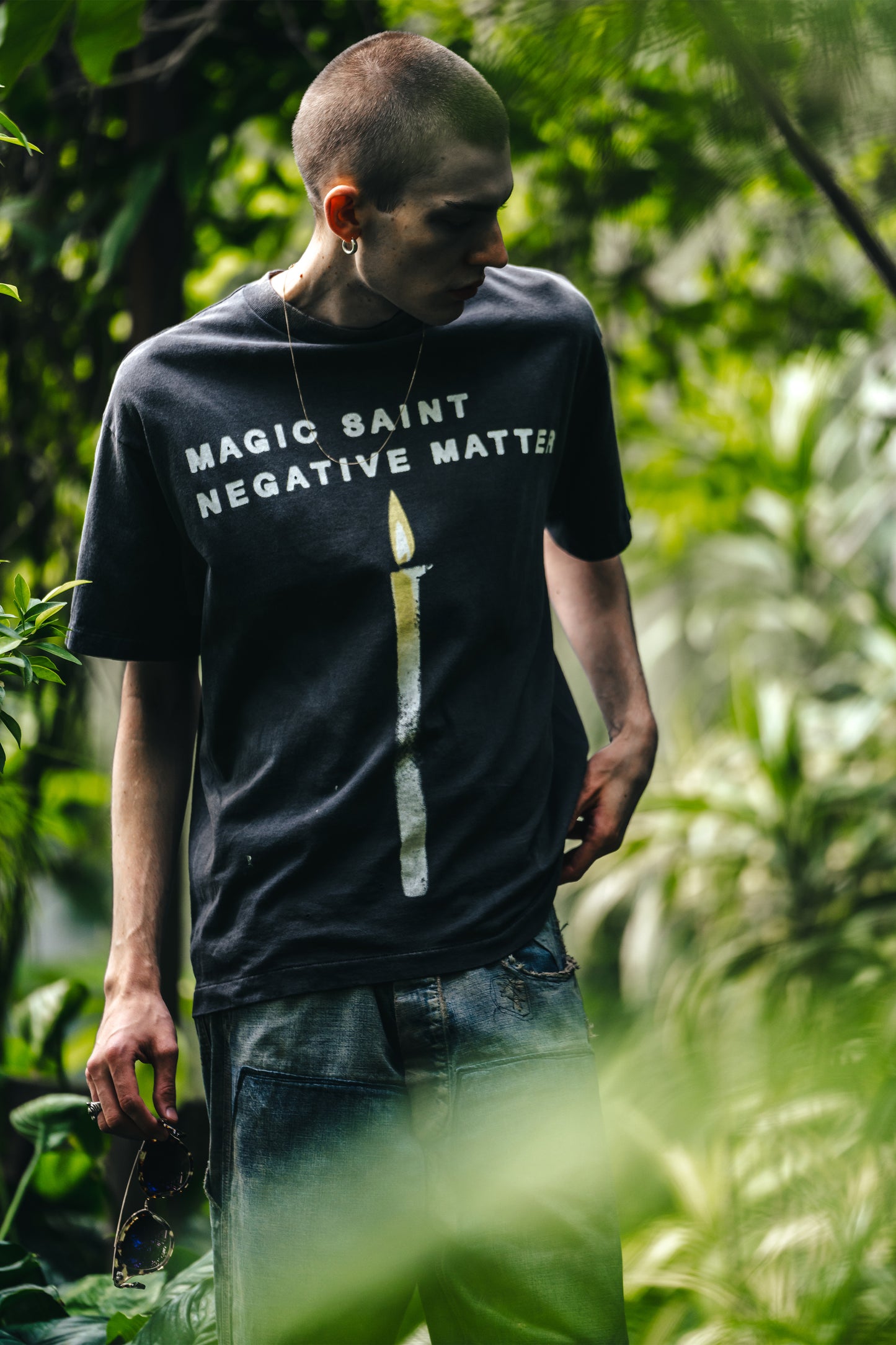 SS TEE/CANDLE/BLACK