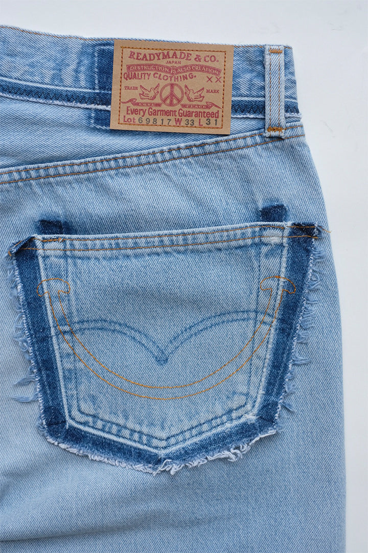 DENIM WIDW FLARE/BLUE