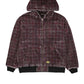 Distressed Plaid KO Work Jacket