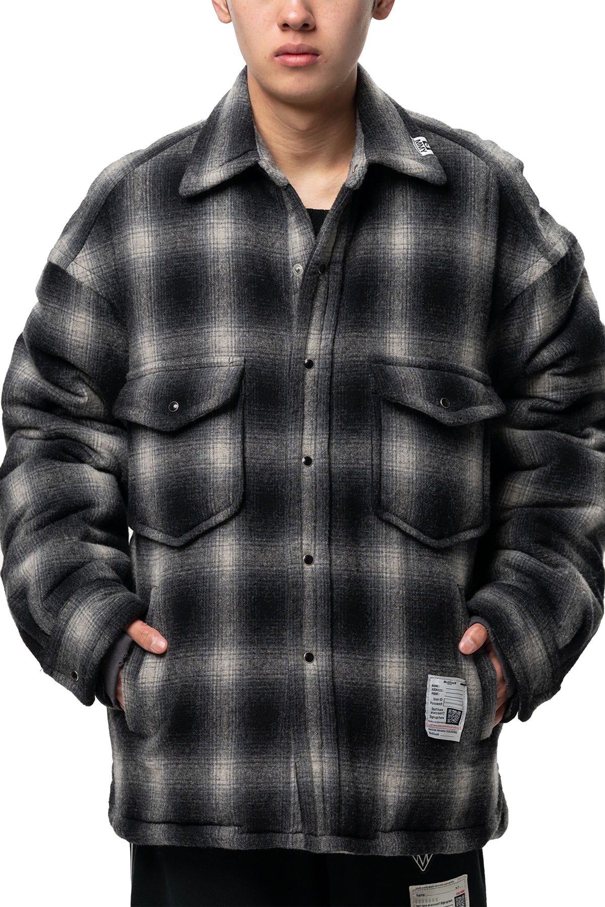 PUFFER CHECK SHIRTS