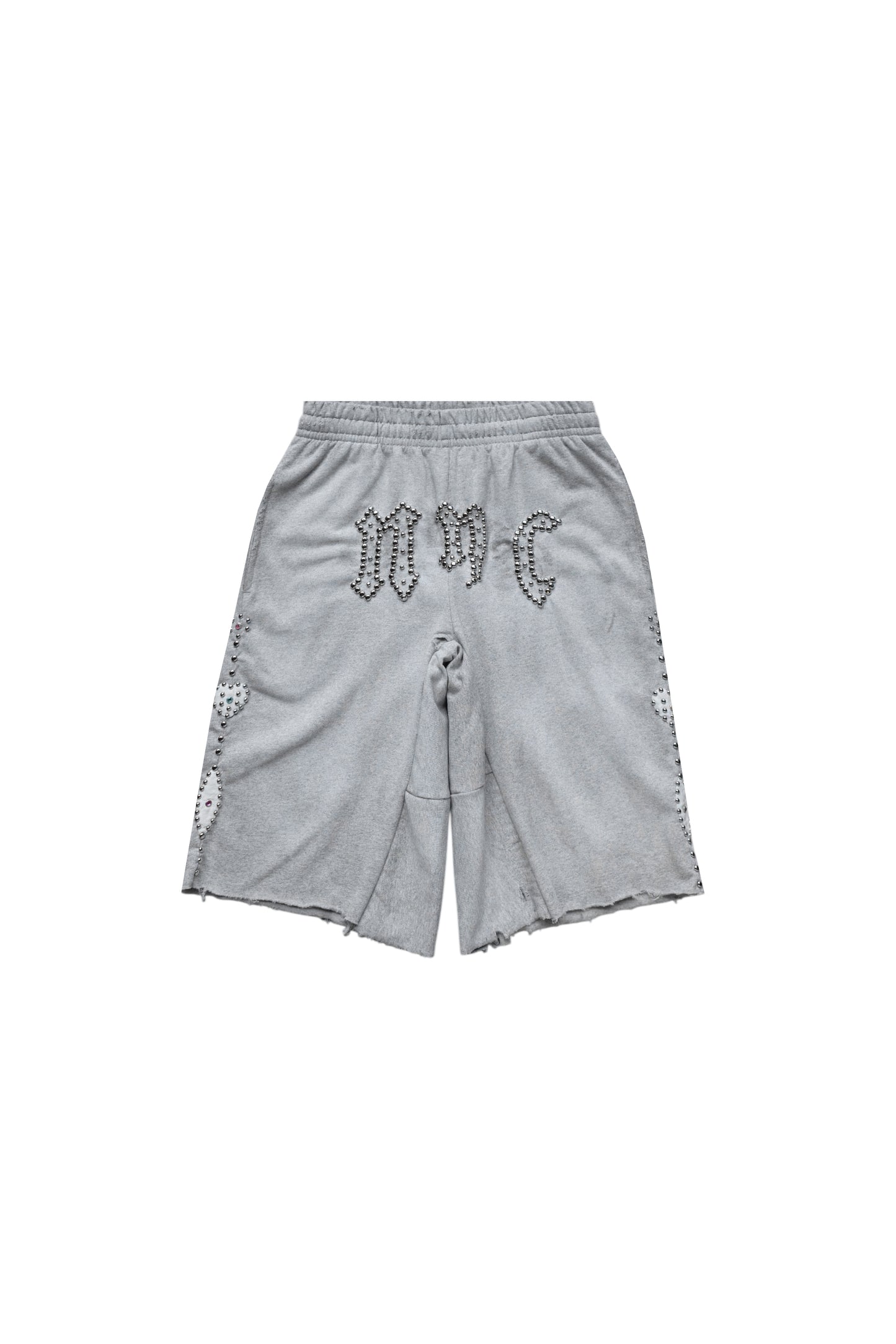 NYC STUDS BAGGY SWEAT SHORTS