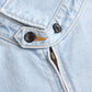 DENIM HARRINGTON JACKET