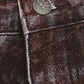 Distressed Plaid Fecke Jeans