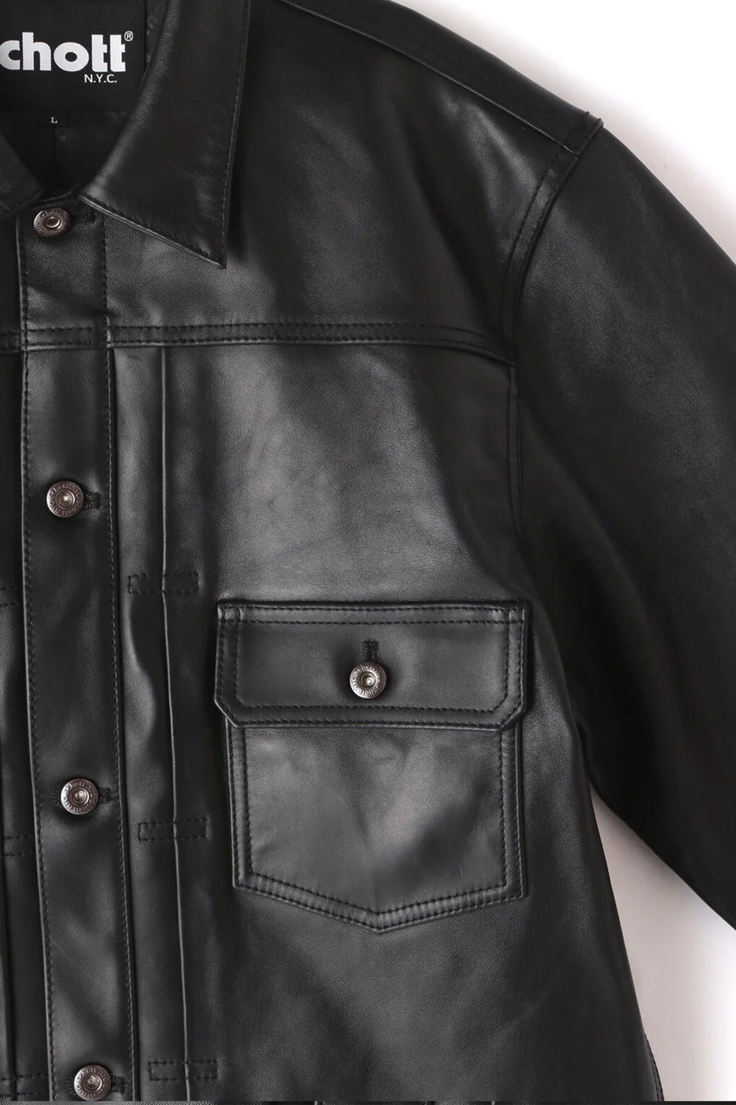 SHEEP LEATHER 1st  TRACKER JACKET