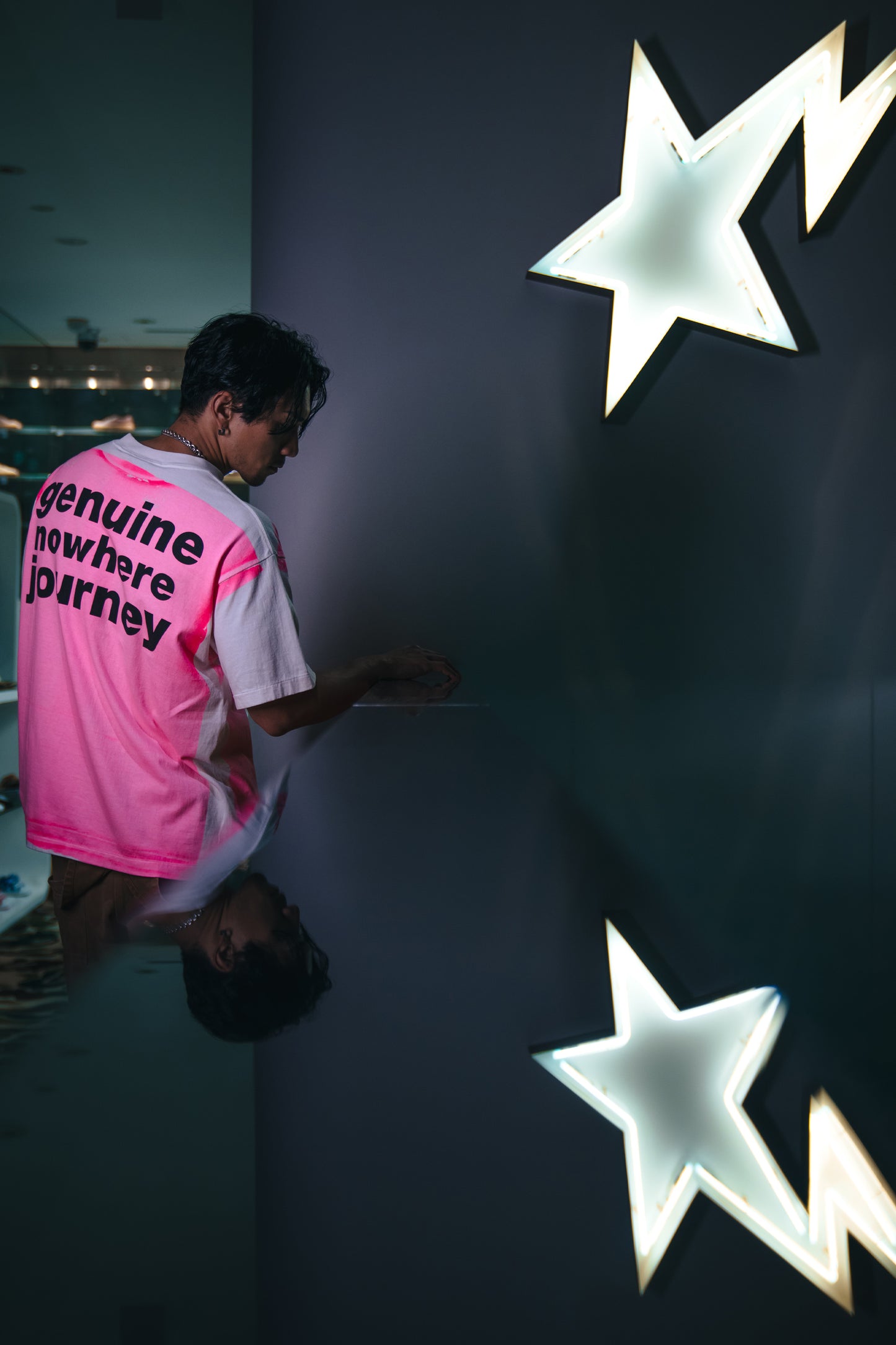 BAPE_SS TEE/ HANDPRINT
