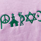 COEXIST EMBROIDERED HOOD