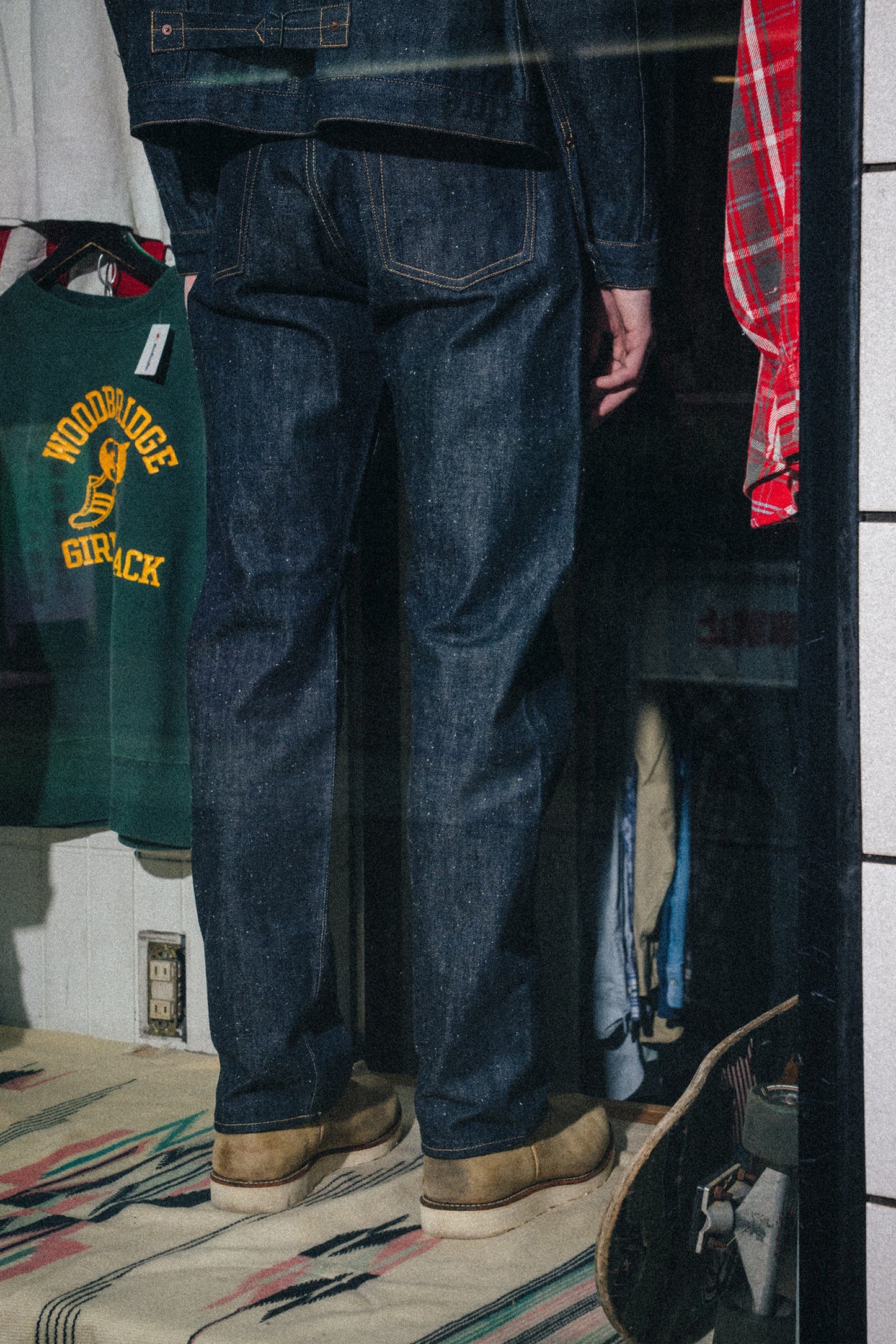 BBJ_DENIM PANTS/REGID/BLUE