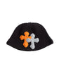 3D cross knit hat