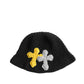 3D cross knit hat
