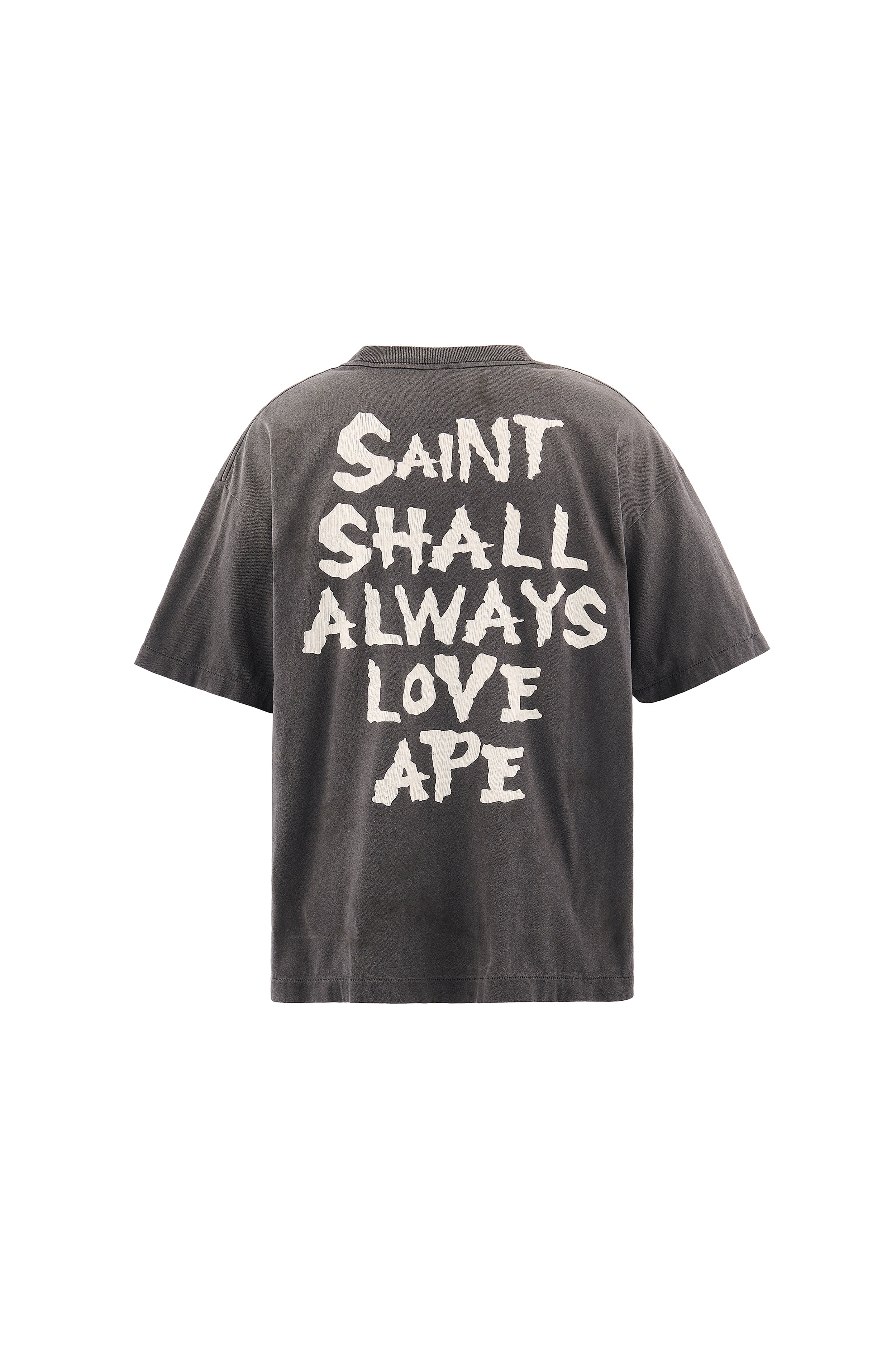 Saint Mxxxxxx (セントマイケル)/BAPE_SS T-SHIRT/ALWAYS LOVE/BK