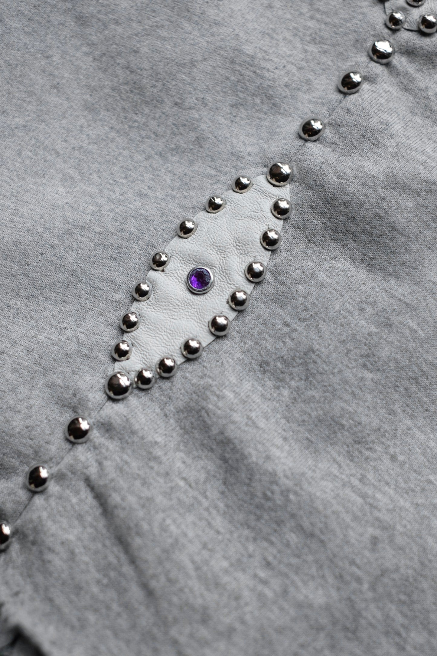 NYC STUDS BAGGY SWEAT SHORTS