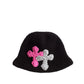 3D cross knit hat