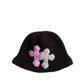 3D cross knit hat
