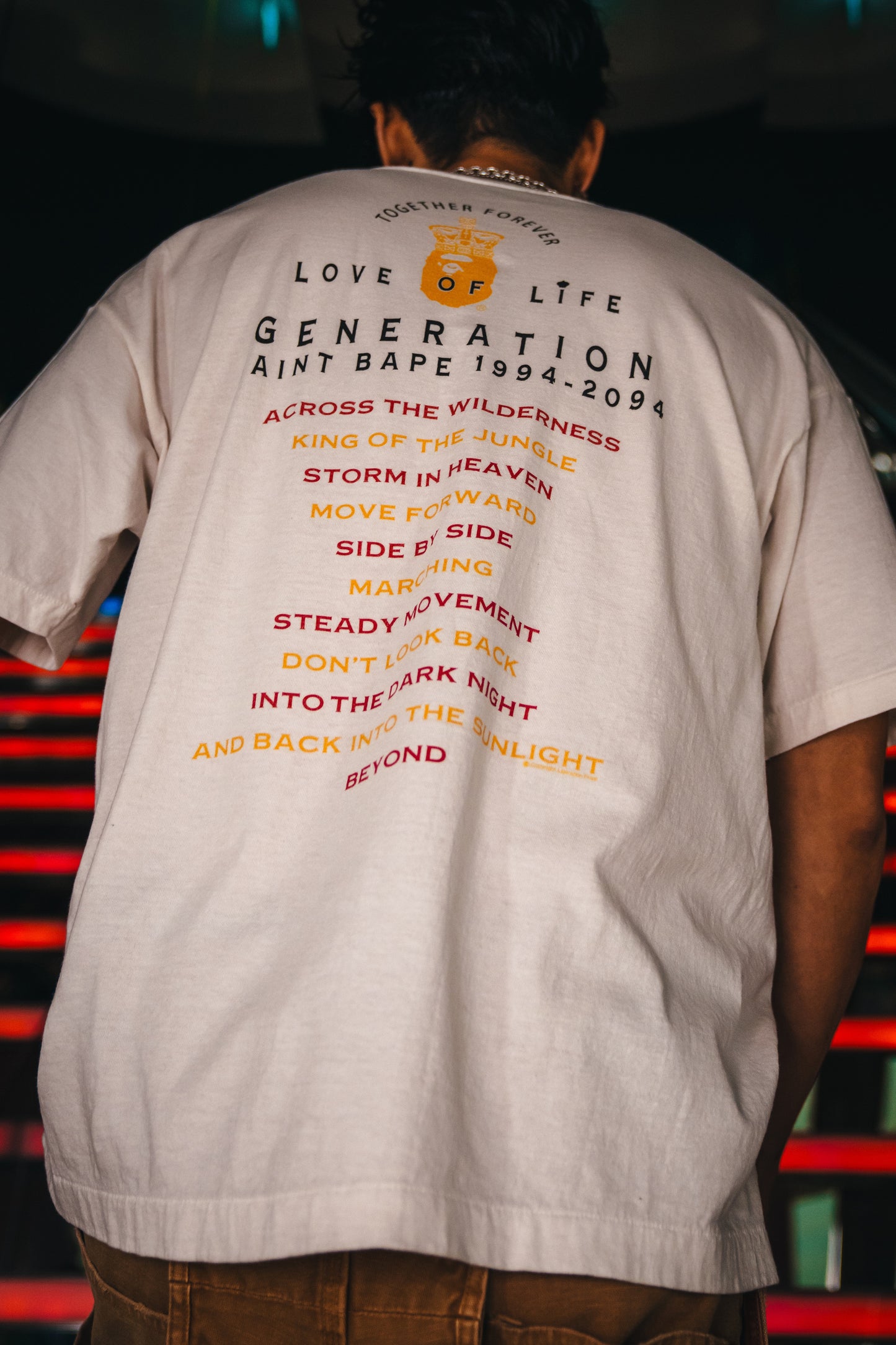 BAPE_SS TEE/ GENERATION/WHITE
