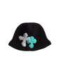 3D cross knit hat