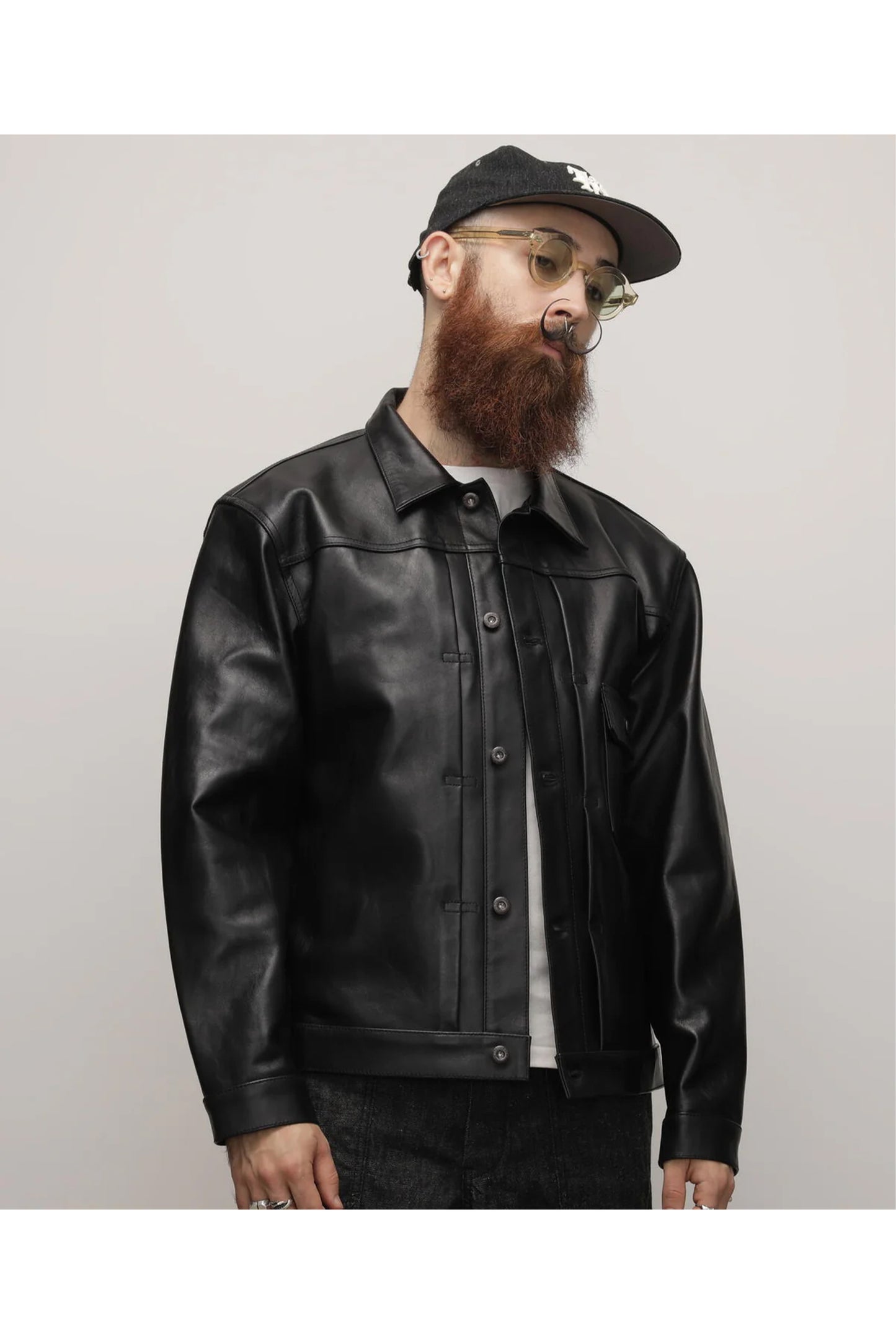 SHEEP LEATHER 1st  TRACKER JACKET