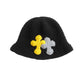 3D cross knit hat