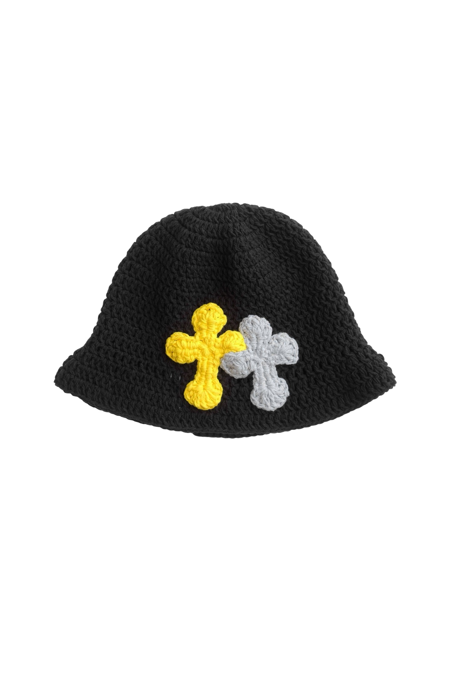 3D cross knit hat