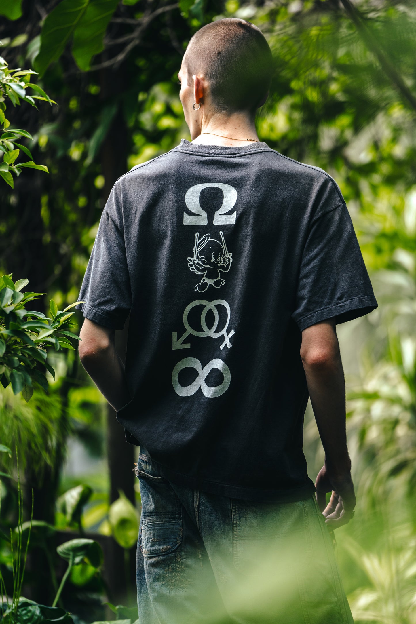 SS TEE/CANDLE/BLACK