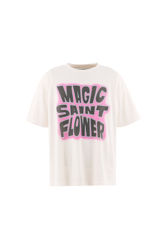SS T-SHIRT/MAGICSAINT/WHITE