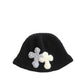 3D cross knit hat