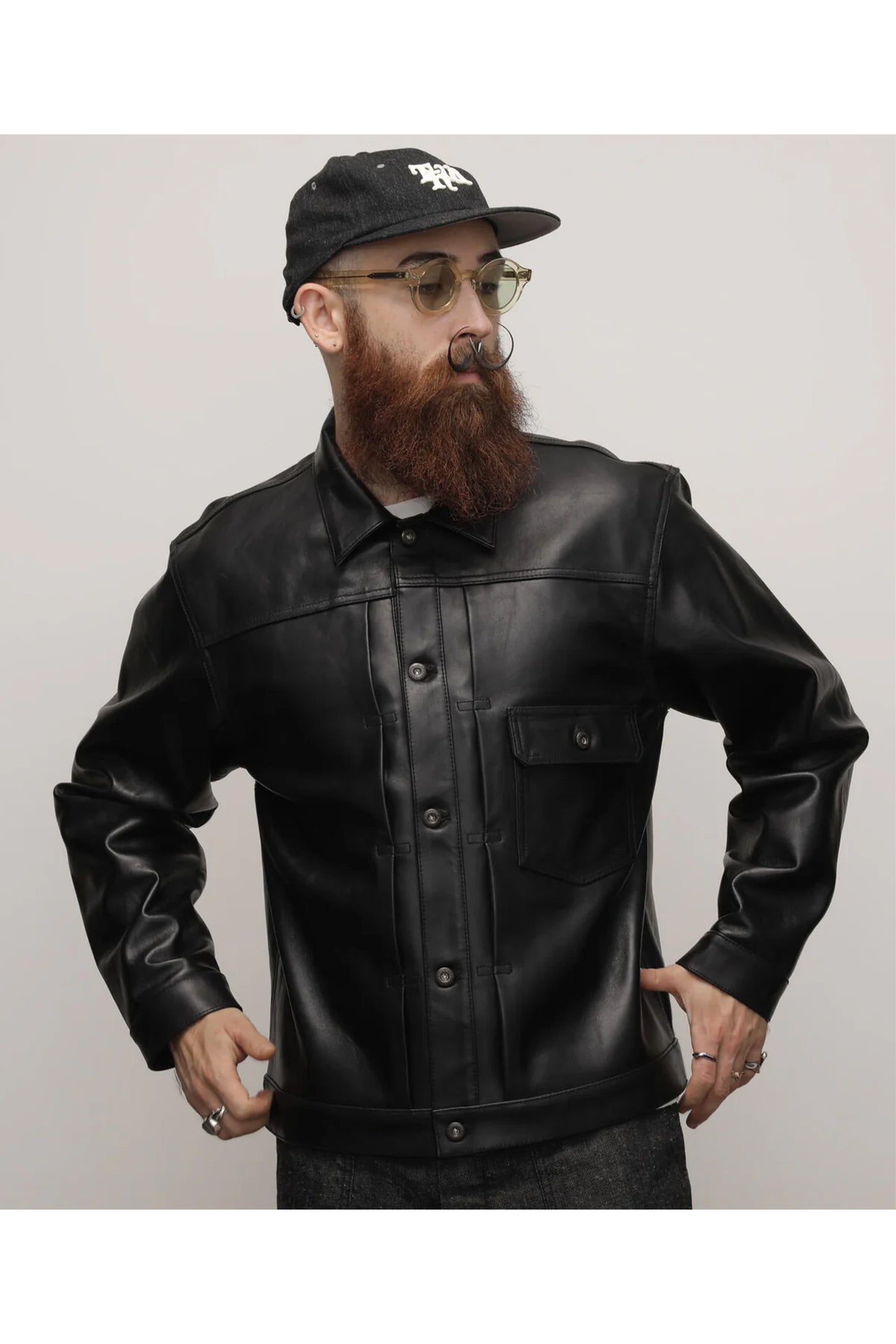 SHEEP LEATHER 1st  TRACKER JACKET