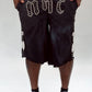 NYC STUDS BAGGY SWEAT SHORTS