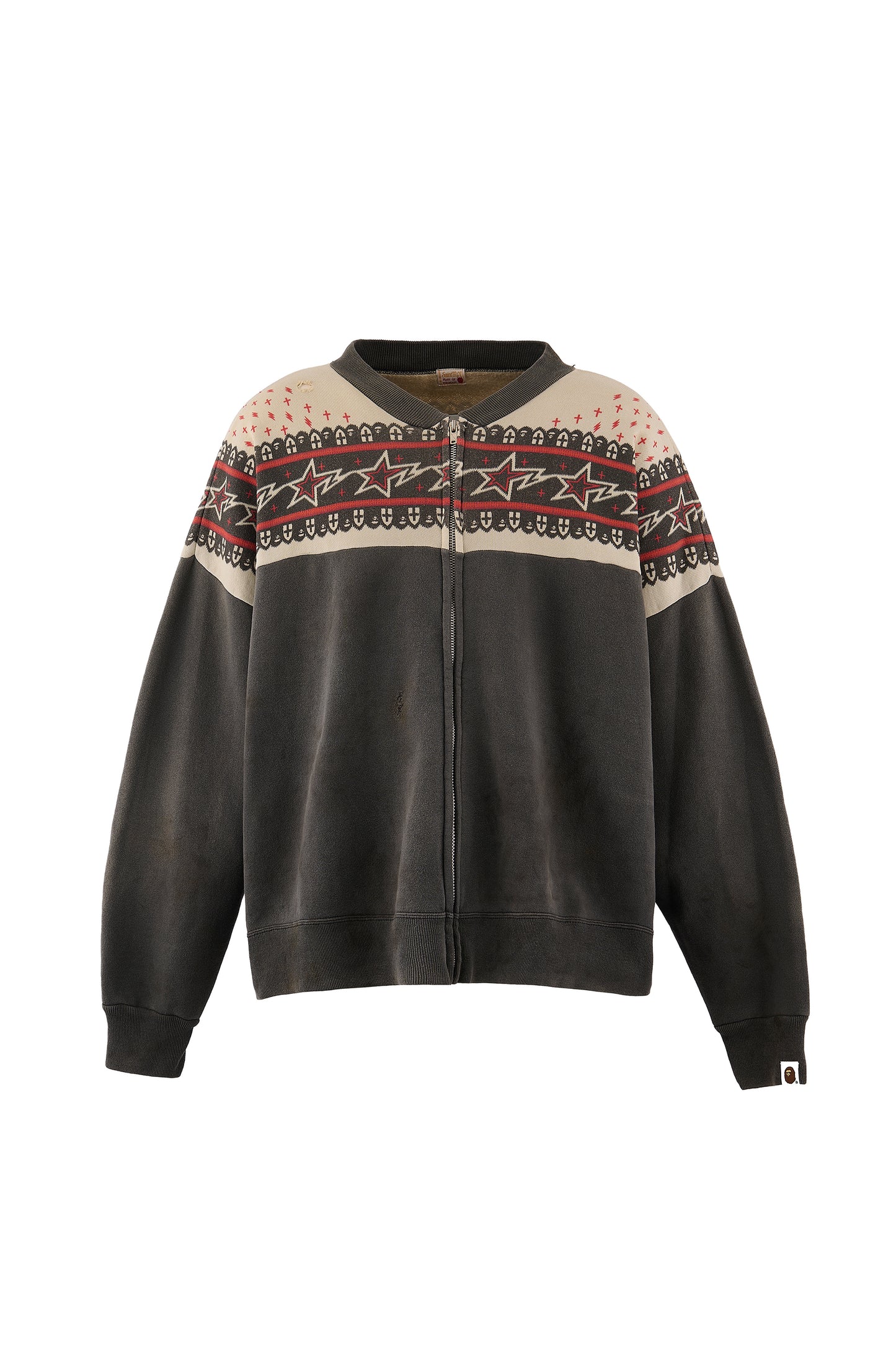 BAPE_ZIP CARDIGAN