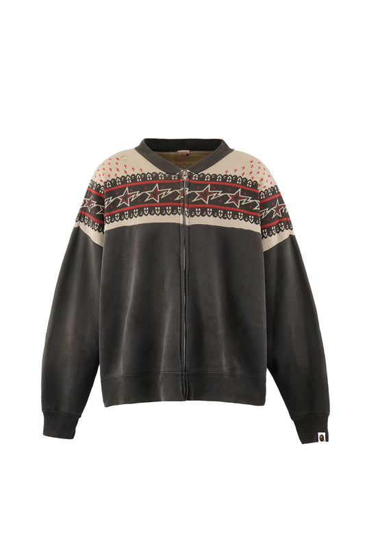 BAPE_ZIP CARDIGAN