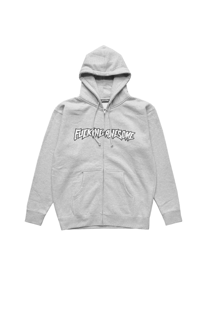 Stamp Logo Zip Hoodie