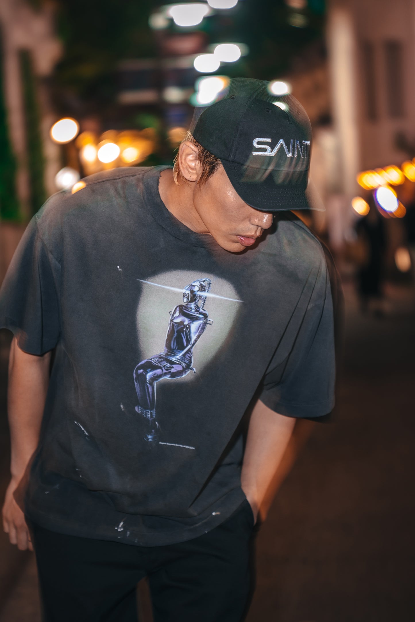 SRYM_SS TEE/ MASK/BLACK