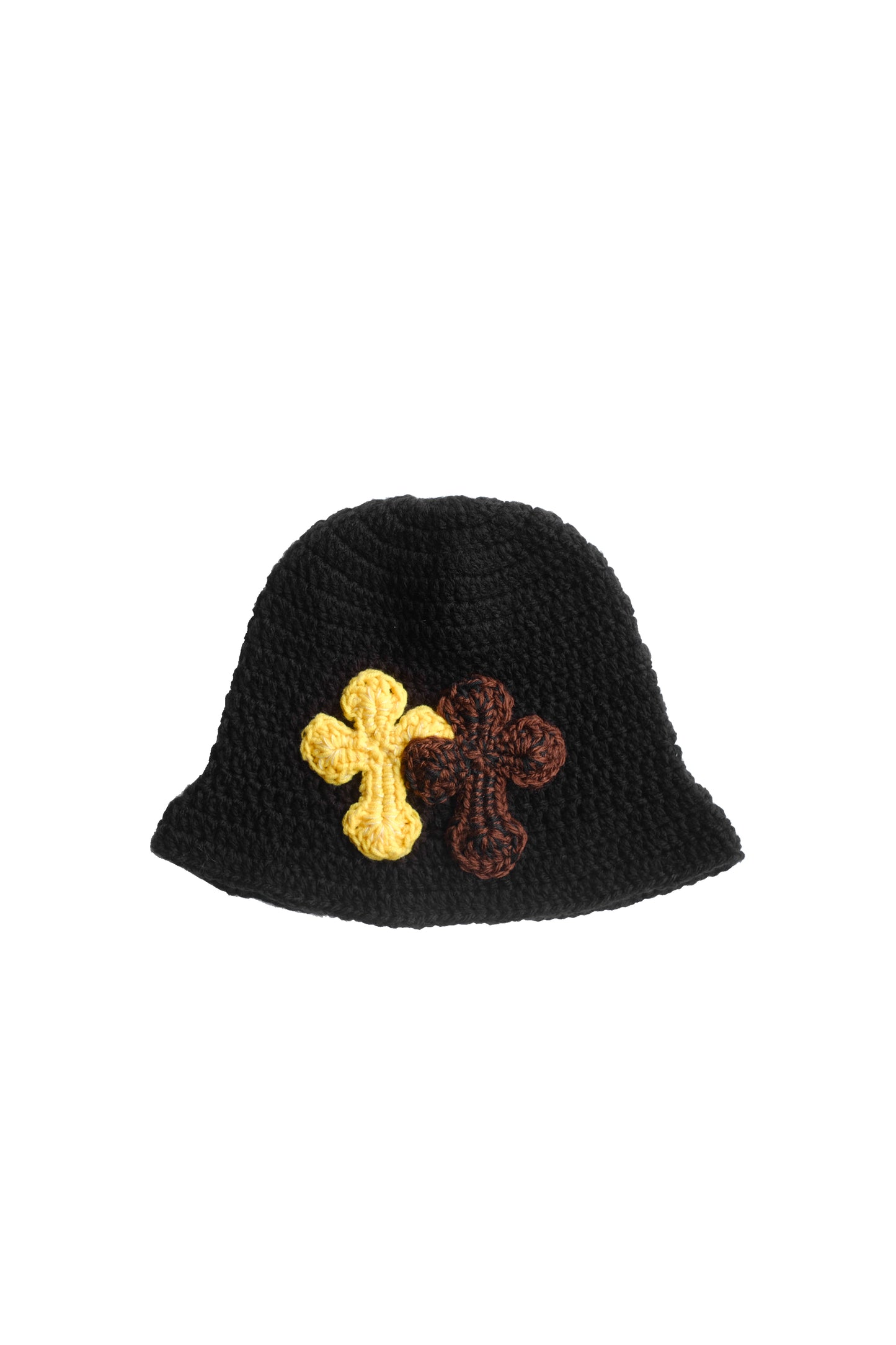 3D cross knit hat