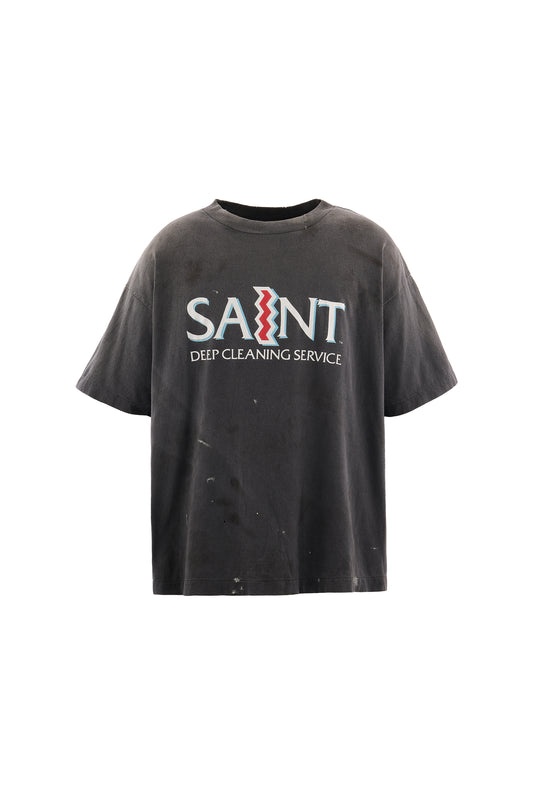 SS T-SHIRT/SAINT/BLACK