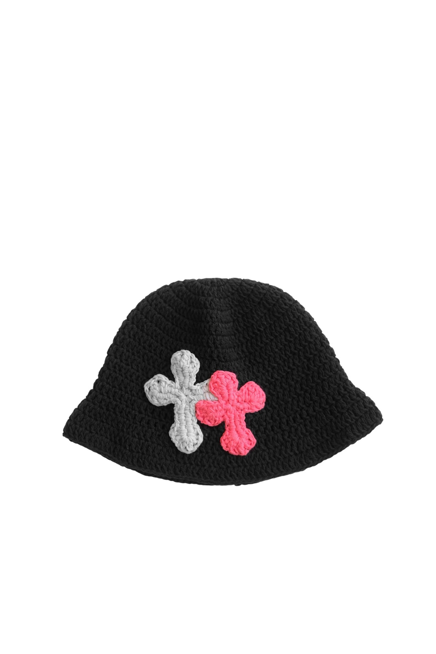 3D cross knit hat